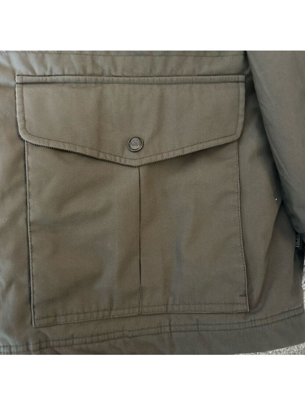 Vintage 90s Pacific Trail Jacket XXLT Outdoors Windbreaker Parka Bomber Olive - Picture 6 of 12